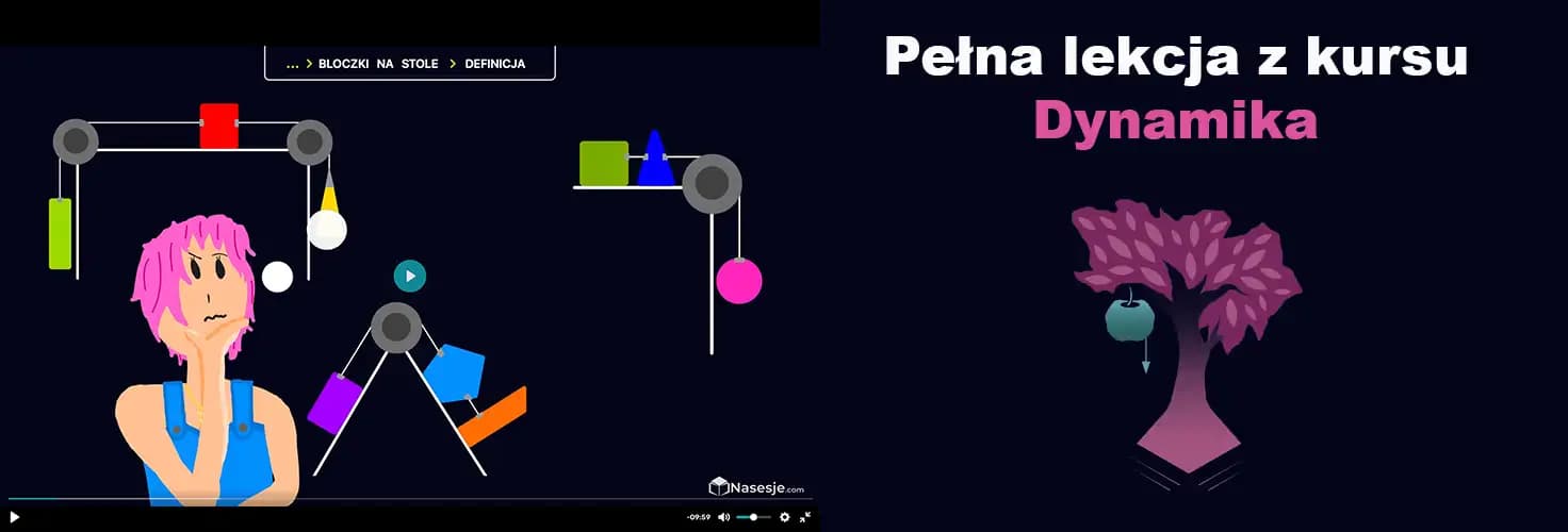 zdjęcie Bloczki na stole, lekcja z kursu Dynamika Na Studia